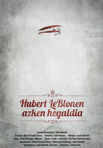 Poster de El último vuelo de Hubert Le Blon