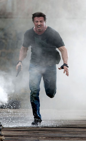 Sylvester Stallone en Los Mercenarios