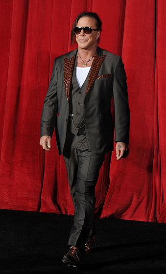 Mickey Rourke en Iron Man 2 (Premiere en Los Angeles. Abril 2010)