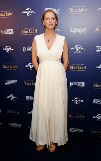 Uma Thurman en Cuando todo está perdido (Fiesta en Cannes. 2013)