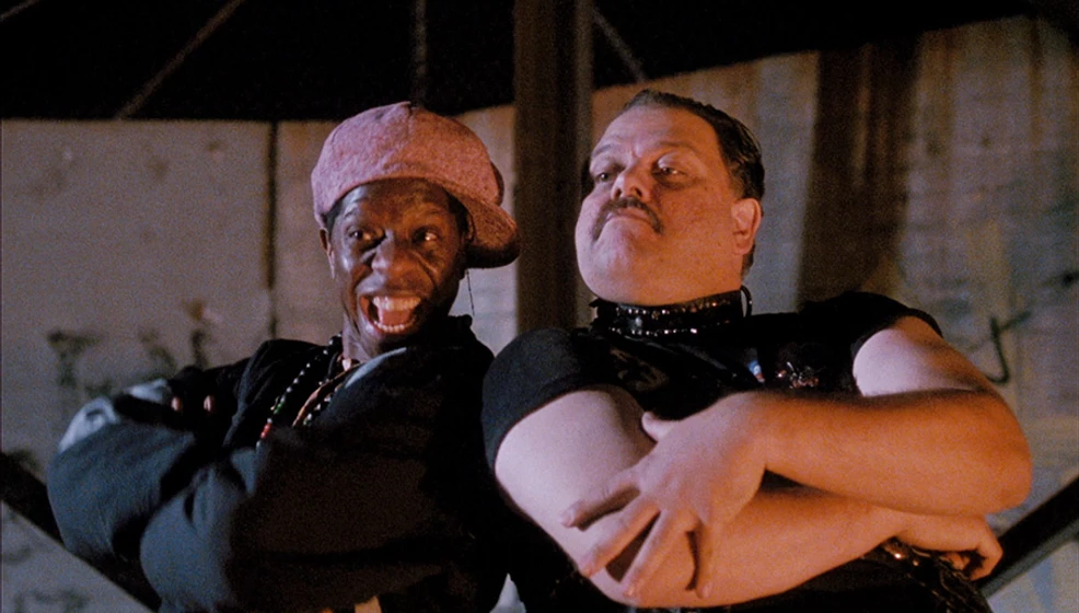 Jimmie Walker y Peter Spellos en mutronics