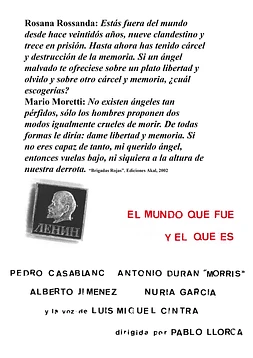 El mundo que fue y que es
