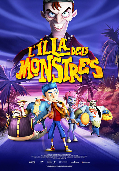 Imagen de La Isla de los Monstruos (Cartel catalán)