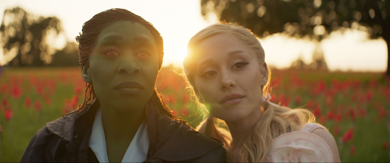 Ariana Grande y Cynthia Erivo en Wicked