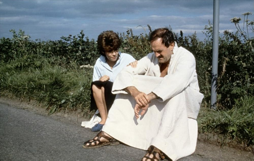 John Cleese y Sharon Maiden en siempre-puntual