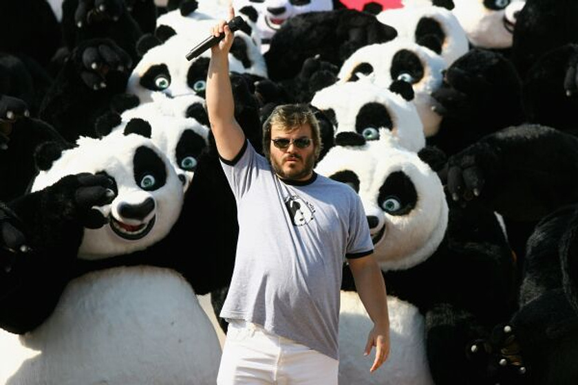 Jack Black en Kung Fu Panda (World Premiere en Cannes (Mayo 2008))