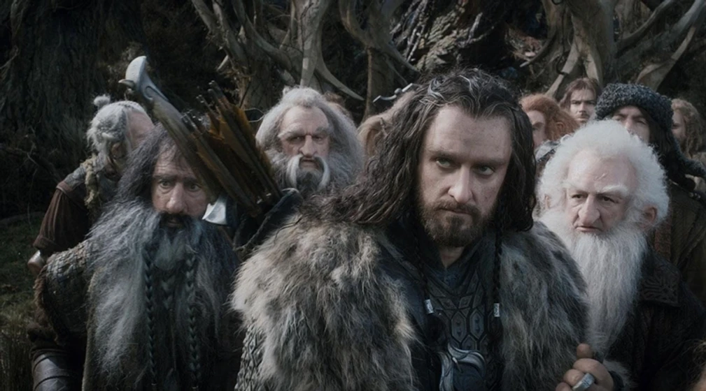 Ken Stott, Richard Armitage, John Callen y William Kircher en El Hobbit: La Desolación de Smaug