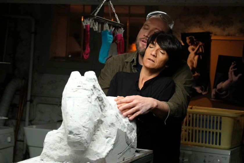 Florence Foresti y François Damiens en envidia-sana