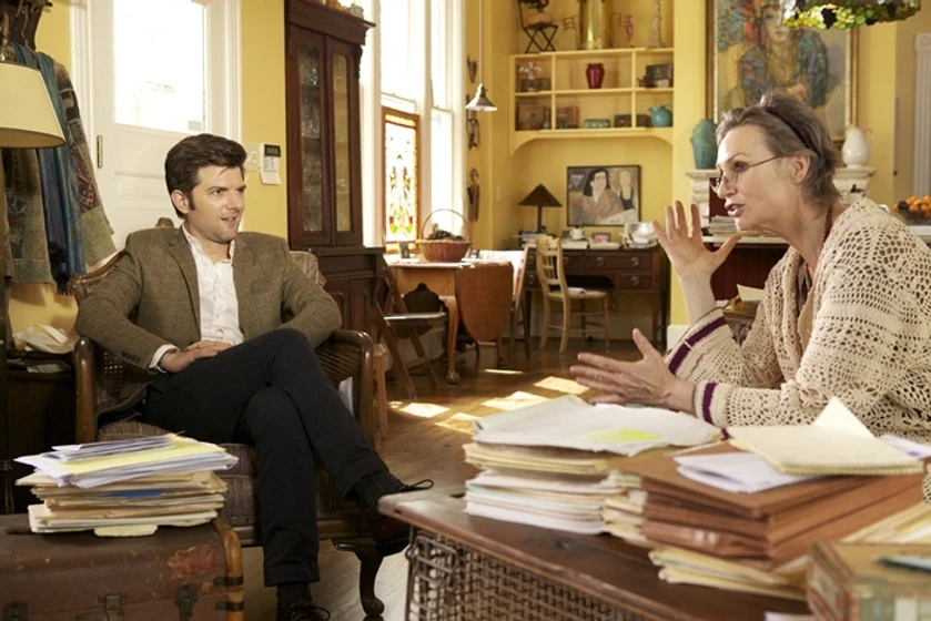 Adam Scott y Jane Lynch en sindrome-postdivorcio