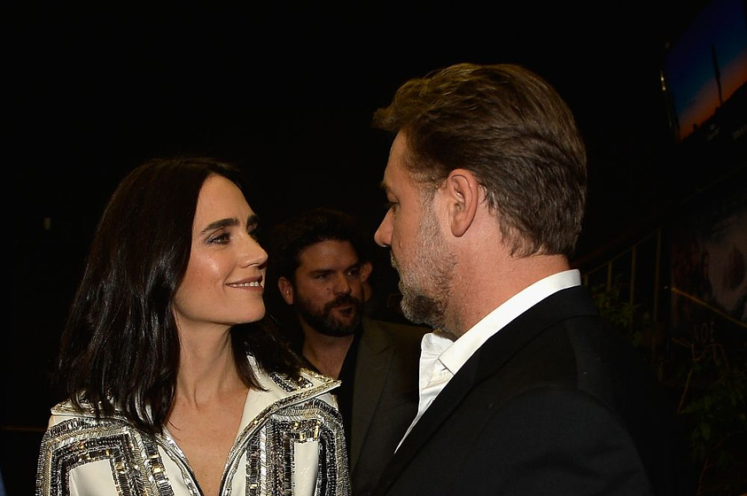 Jennifer Connelly y Russell Crowe en Noé (Premiere en Paris. Abril 2014)