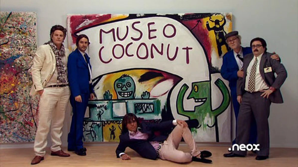 Joaquín Reyes, Raúl Cimas, Julián López, Carlos Areces y Ernesto Sevilla en museo-coconut