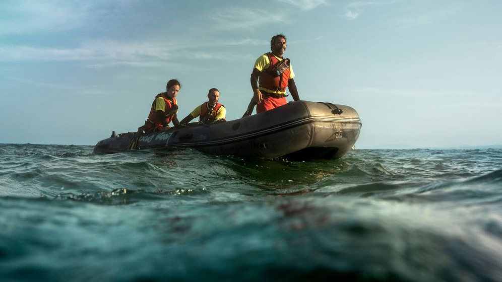 Eduard Fernández, Anna Castillo y Dani Rovira en Mediterráneo