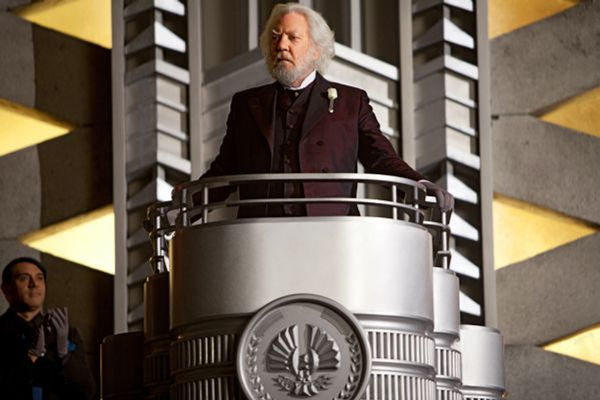 Donald Sutherland en Los Juegos del Hambre