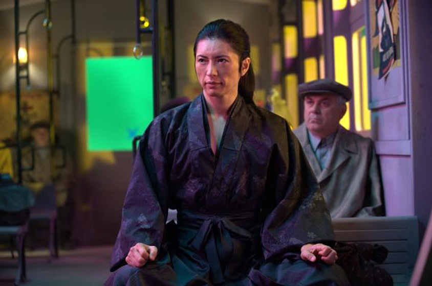 still of movie Bunraku