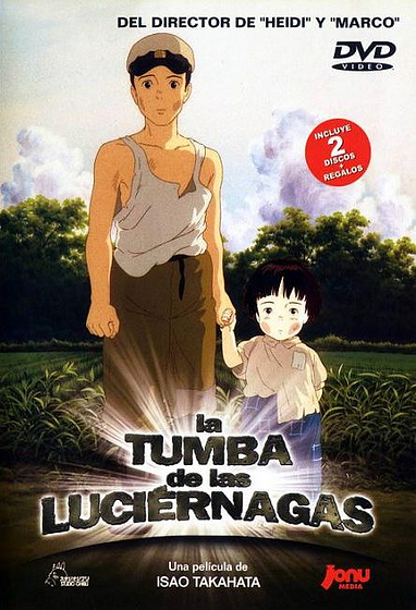 Imagen de La Tumba de las Luciérnagas (Carátula DVD)