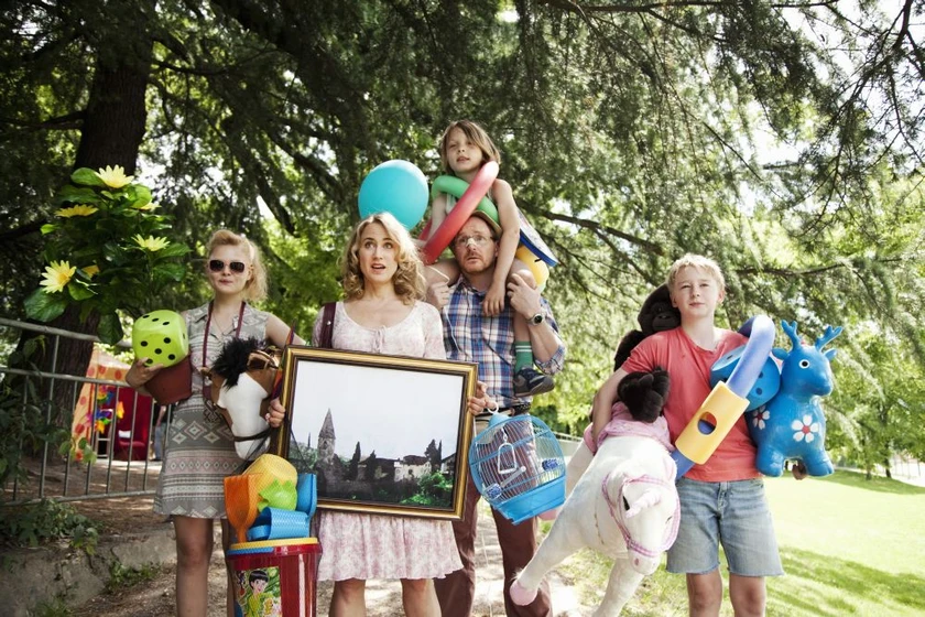 Anja Lundkvist, Morgan Alling, William Ringström, Hanna Elffors Elfström y Julius Jimenez Hugoson en los-andersson-road-movie