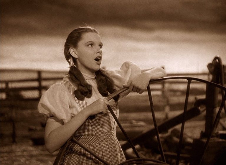 Judy Garland en El Mago de Oz