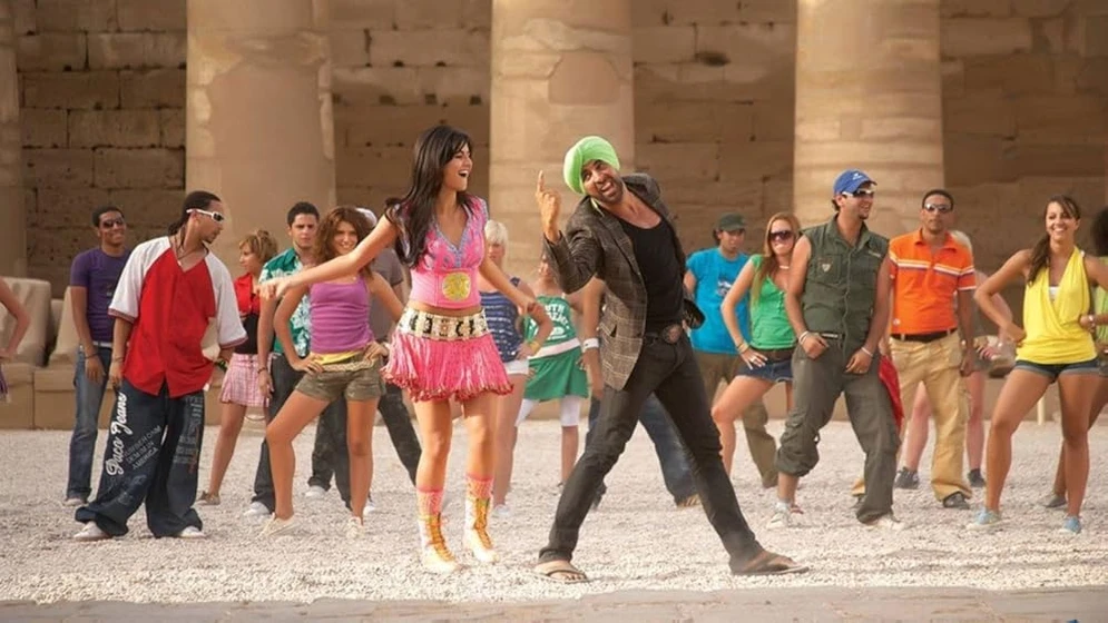 Katrina Kaif y Akshay Kumar en singh-is-king