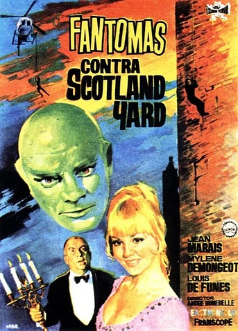 Poster de Fantomas Contra Scotland Yard