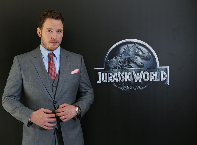 Chris Pratt en Jurassic World (Premiere en China. 2015)