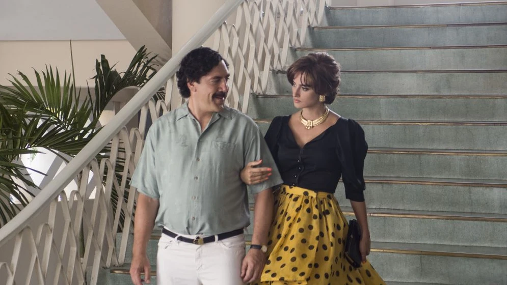 Penélope Cruz y Javier Bardem en loving-pablo