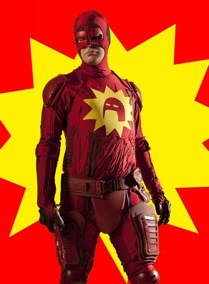 Rainn Wilson en super (The Crimson Bolt)