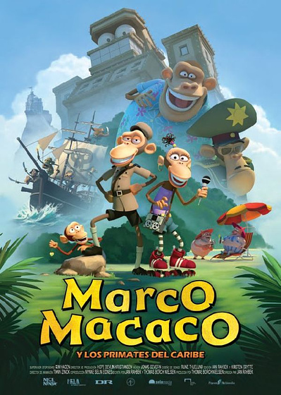 Imagen de Marco Macaco y los primates del Caribe (Cartel español)