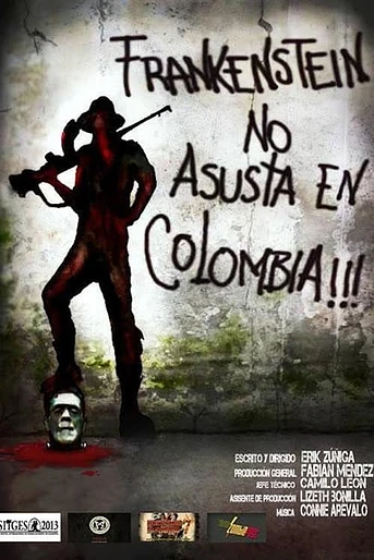 Poster de Frankenstein no asusta en Colombia