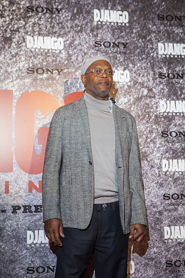 Samuel L. Jackson en Django Desencadenado (Premiere en Paris. Diciembre 2012)