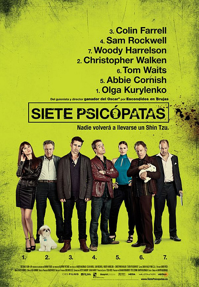 Imagen de Siete psicópatas (Cartel español)