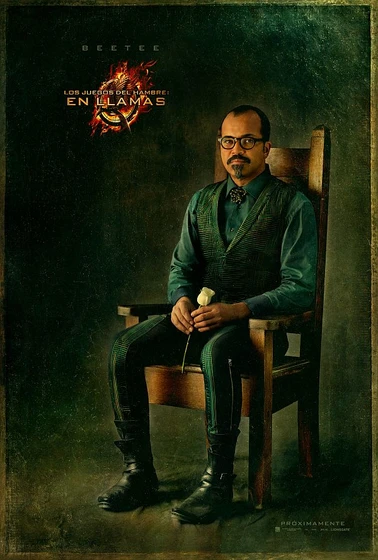 Jeffrey Wright en Los Juegos del Hambre. En Llamas (Cartel promocional)