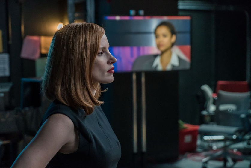 Jessica Chastain en El Caso Sloane