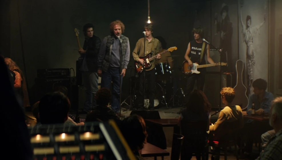 Alan Rickman y Max Reinhardsen en CBGB