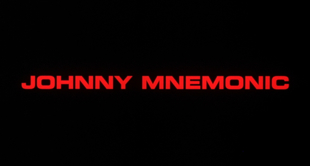Imagen de Johnny Mnemonic (Títulos de crédito)