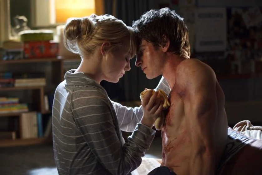 Andrew Garfield y Emma Stone en The Amazing Spider-Man