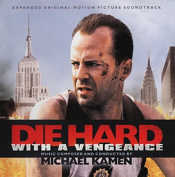 Carátula de la banda de sonido de Jungla de Cristal III. La Venganza