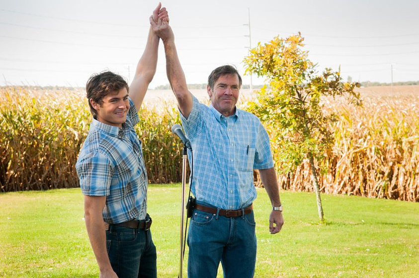 Dennis Quaid y Zac Efron en A Cualquier Precio