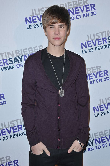 Justin Bieber en Justin Bieber: Never say never (Premiere en Paris. Febrero 2011)
