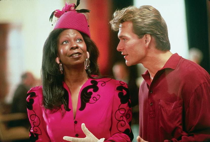 Patrick Swayze y Whoopi Goldberg en Ghost, más allá del Amor