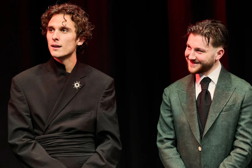 Lav Novosel y Andrija Zunac en sandbag-dam (Berlinale. Febrero 2025)