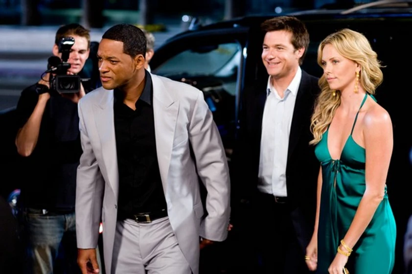Will Smith, Charlize Theron y Jason Bateman en Hancock