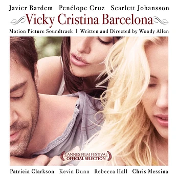 Carátula de la banda de sonido de Vicky Cristina Barcelona