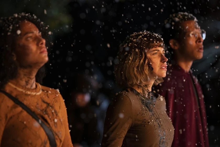 Imogen Poots y Aleyse Shannon en navidad-sangrienta