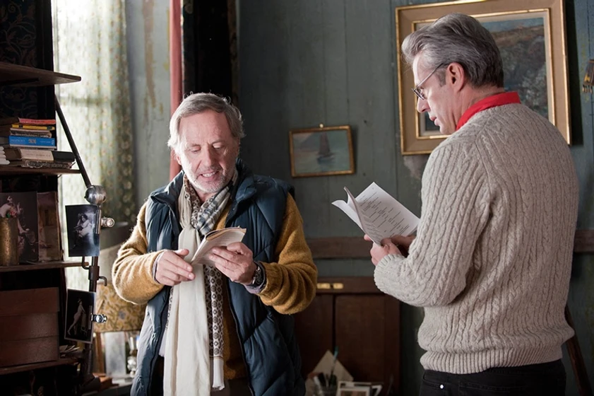 Lambert Wilson y Fabrice Luchini en moliere-en-bicicleta