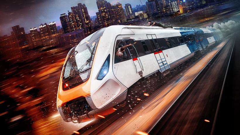 Imagen de Tren Bala Abatido
