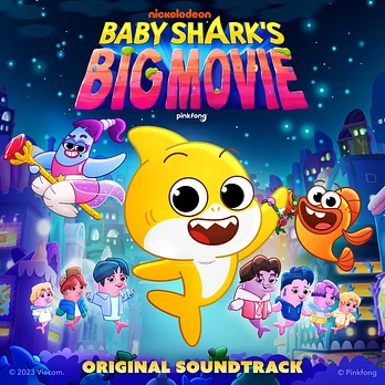 Carátula de la banda de sonido de La Gran Película de Baby Shark