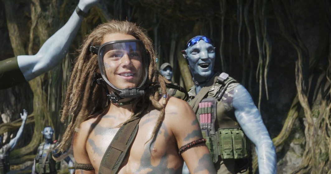 Jack Champion en Avatar: El Sentido del Agua