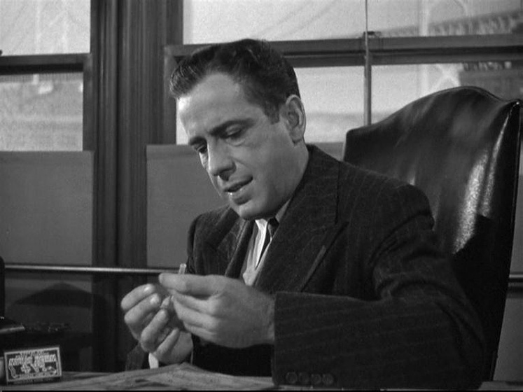 Humphrey Bogart en El Halcón Maltés