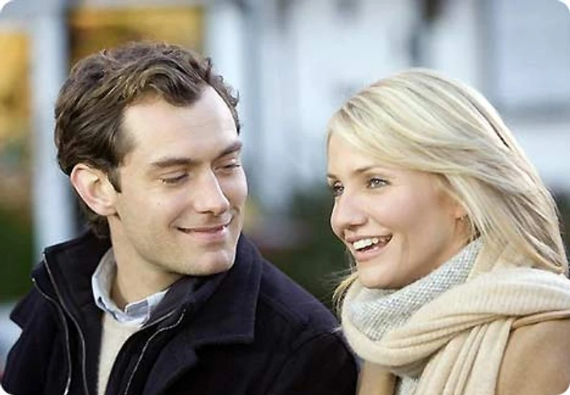 Jude Law y Cameron Diaz en the-holiday-vacaciones