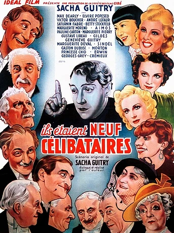 Poster de Ils étaient neuf célibataires